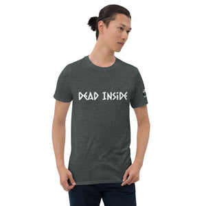 "Dead Inside" - Caesar Type Font. Women's & other Font available in store! Short-Sleeve Unisex T-Shirt