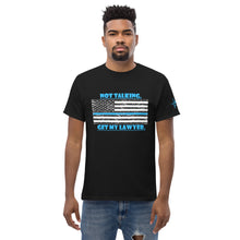 Load image into Gallery viewer, Blue Line Series, Get My Lawyer! BikerBeatdown Unisex classic tee