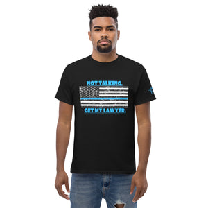 Blue Line Series, Get My Lawyer! BikerBeatdown Unisex classic tee