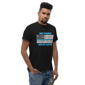 Blue Line Series, Get My Lawyer! BikerBeatdown Unisex classic tee