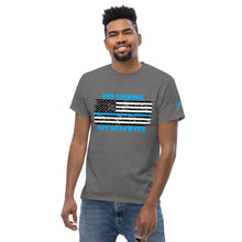 Load image into Gallery viewer, Blue Line Series, Get My Lawyer! BikerBeatdown Unisex classic tee