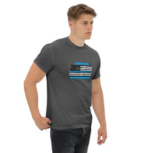 Load image into Gallery viewer, Blue Line Series, Come back with a warrant! BikerBeatdown Unisex classic tee Unisex classic tee