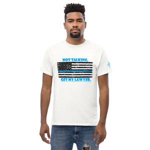 Blue Line Series, Get My Lawyer! BikerBeatdown Unisex classic tee