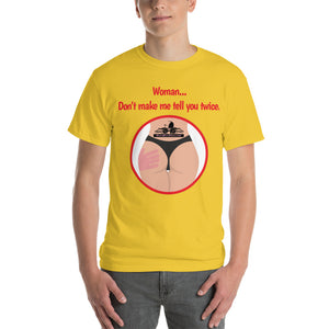 SPANKED!  Up to 5x sizes, Many different colors!! Short-Sleeve T-Shirt