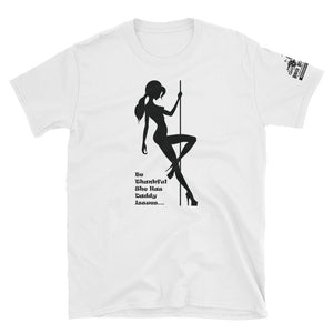 Daddy Issues!!! Thankfully...  In White, up to 3x, Short-Sleeve Unisex T-Shirt