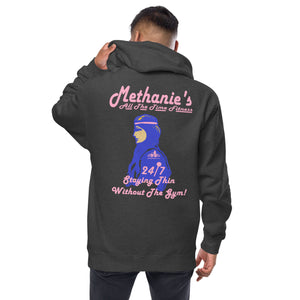 Methanie's All The Time Fitness! Unisex fleece zip up hoodie