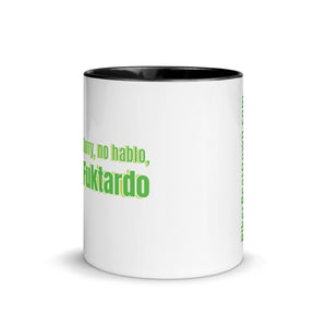 No hablo, Fuktardo Mug with Color Inside
