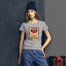 Load image into Gallery viewer, Delicious.... Women&#39;s short sleeve t-shirt